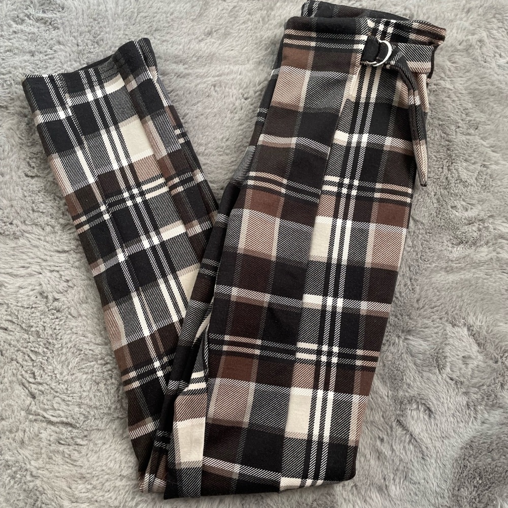 F21 Plaid dress pants
